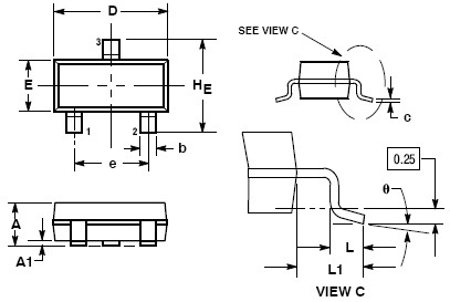 mmbt5401l:high voltage pnp bipolar transistor