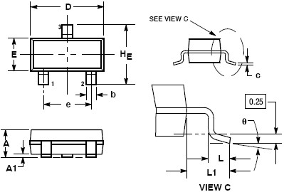 mmbt5551l:high voltage npn bipolar transistor