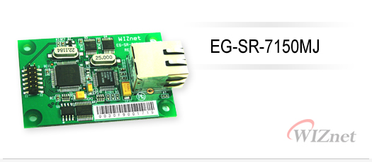 EG-SR-7150MJ Ethernet Gateway Serial-to-Ethernet