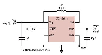 LTC3525L-3 典型应用