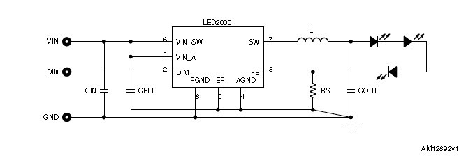 LED2000 功能框图