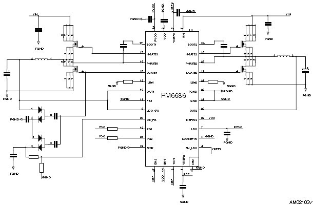 PM6686 功能框图