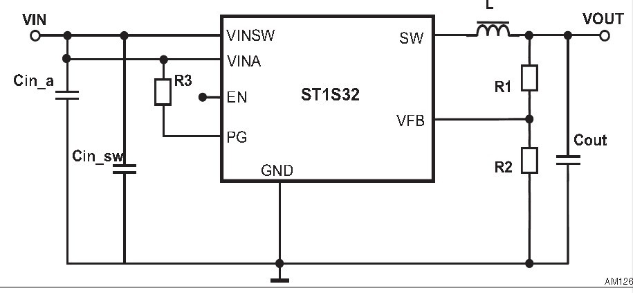 ST1S32 功能框图