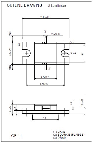 MGFK33V4045 外观尺寸图