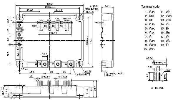 PM200RSD060 外观尺寸图