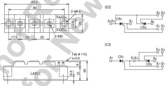 TM25CZ-H 外观尺寸图
