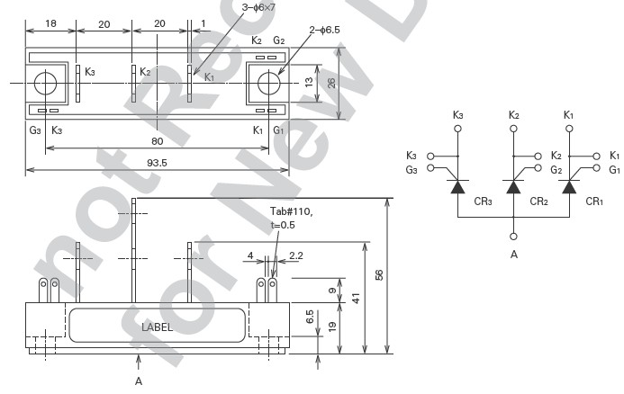 TM90SA-6 外观尺寸图