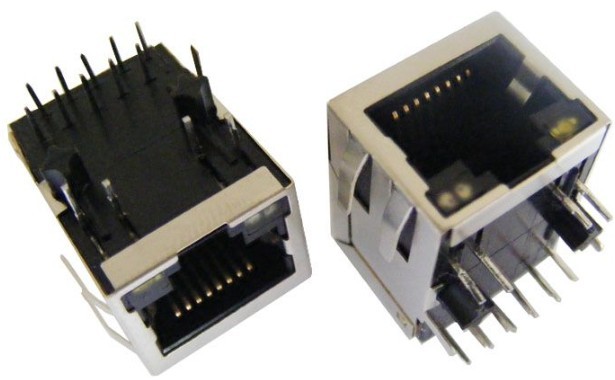RJ45 网络接口插座(集成滤波器)14￥/PCS