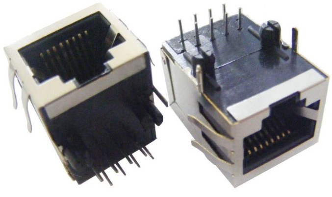 RJ45 网络接口插座(集成滤波器)9￥/PCS