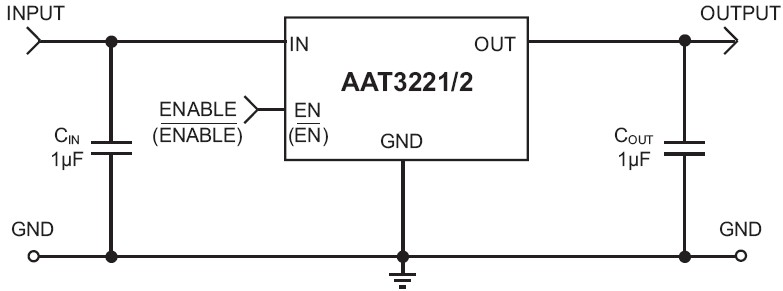 AAT3221 典型应用